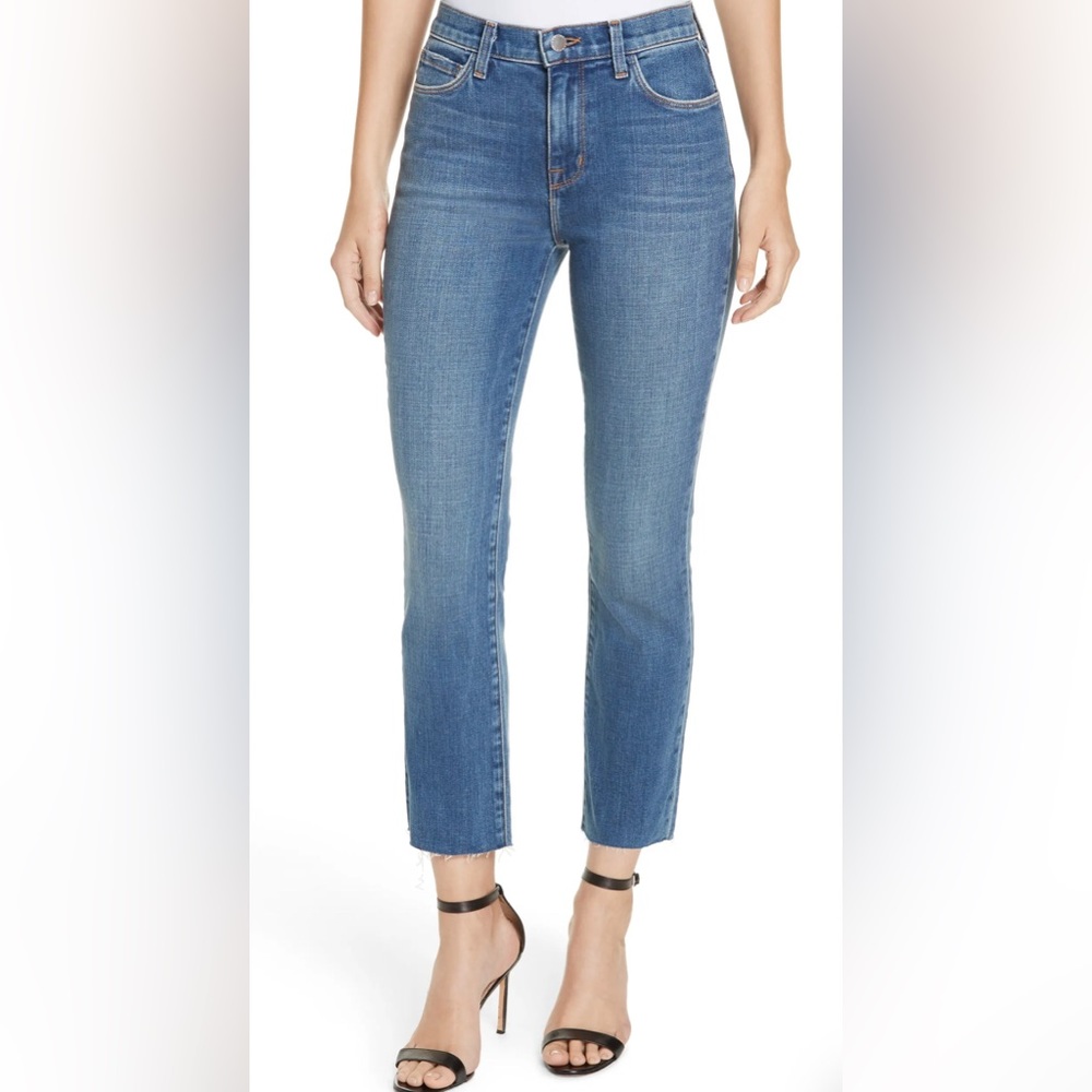 L'Agence
Sada Cropped Slim Jeans